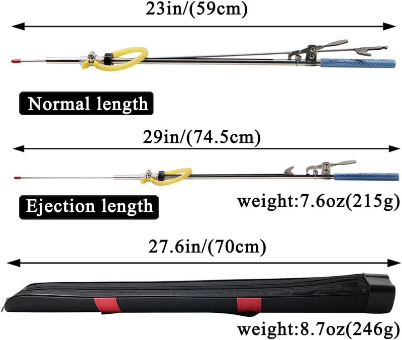 SUFFUSE Lightweight Anti-Corrosion Speargun, Spearfishing, Harpoon Crabbing Equipment, Especially Designed Spear Gun Fishing Gear for Fish Frog and Mole - Image 2